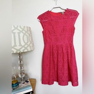 Forever 21 Coral Lace Dress